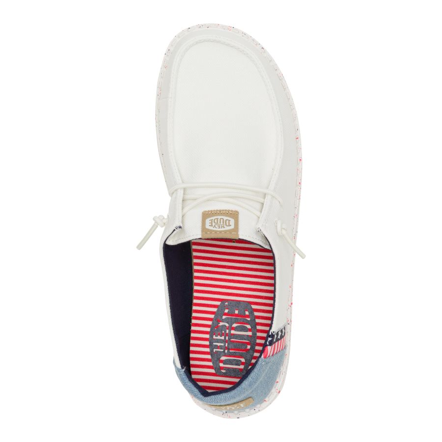 Wendy Americana Splatter - White/Blue - Image 6