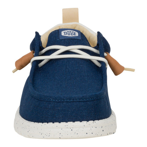 Wally Craft Linen - White/Sargasso Blue - Image 5