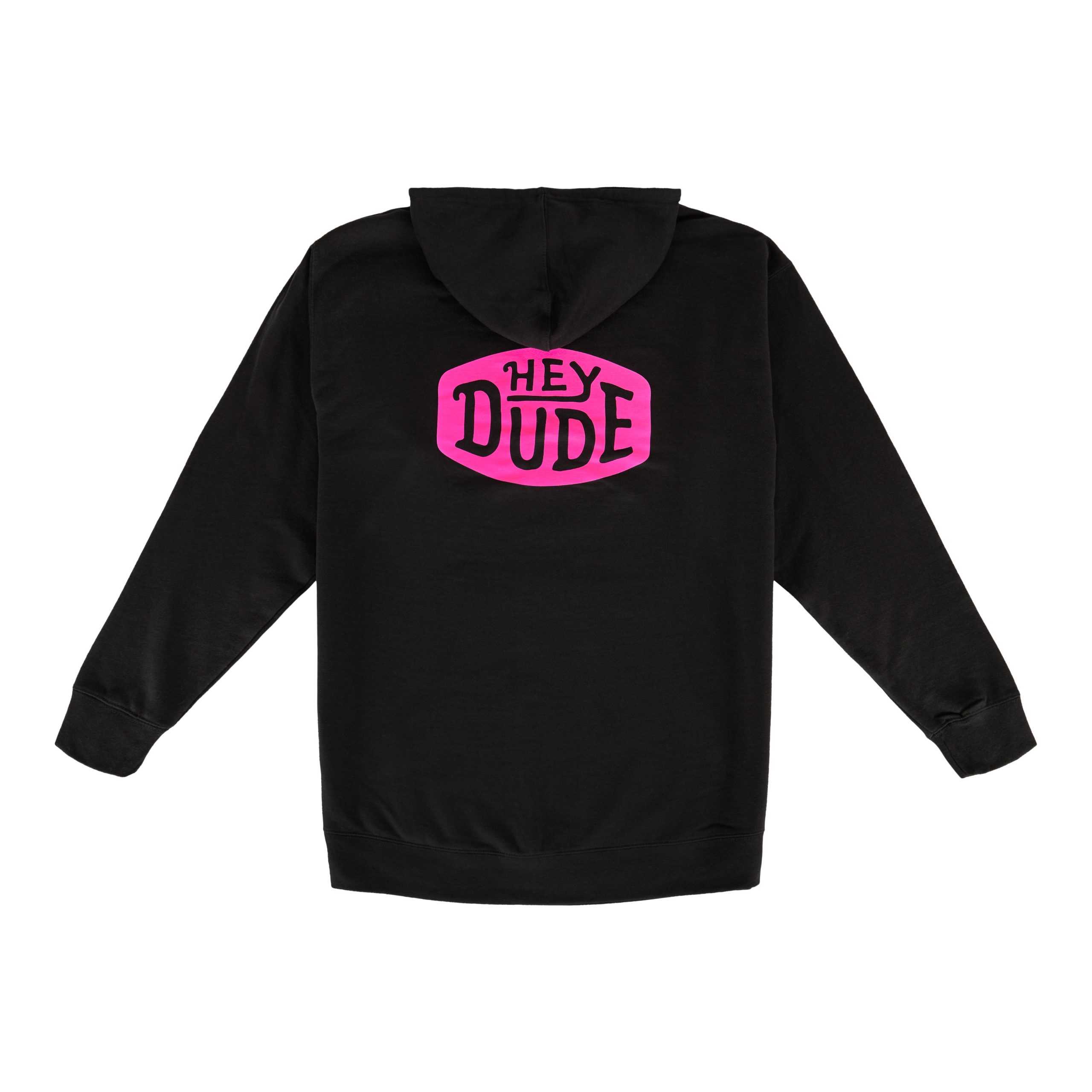 Go To Buckle Hoodie - Black/Pink - Image 2
