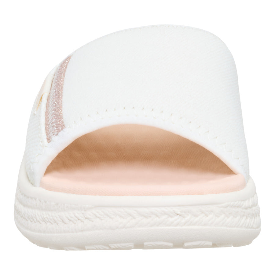 Tide Espadrille Slide - Off White/Tan - Image 4