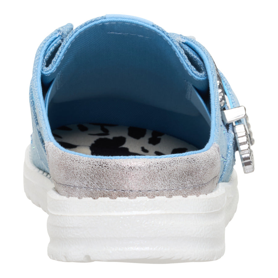 Wendy Slip Buckle Denim - Blue/Multi - Image 5