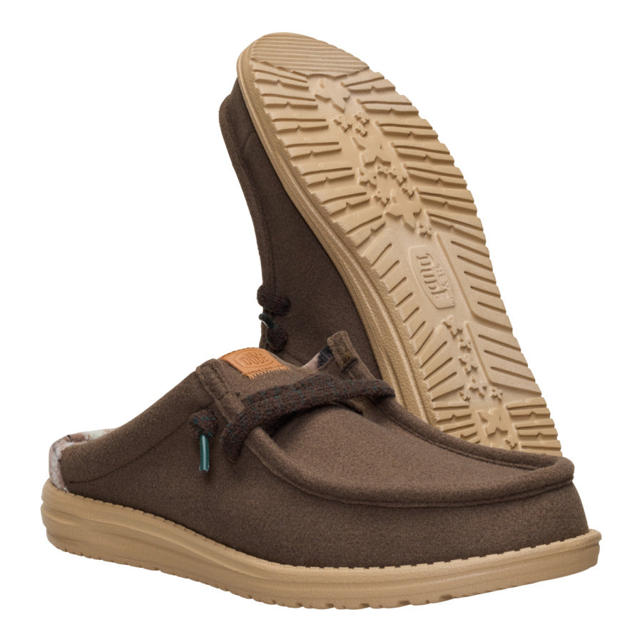 Wally Slip Cozy Plaid - Major Brown/Multi - Image 3