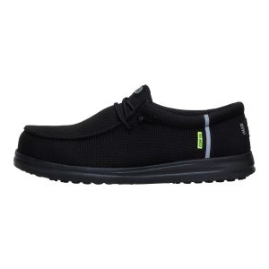 Wally Work Comp Toe Wide - Black/Black