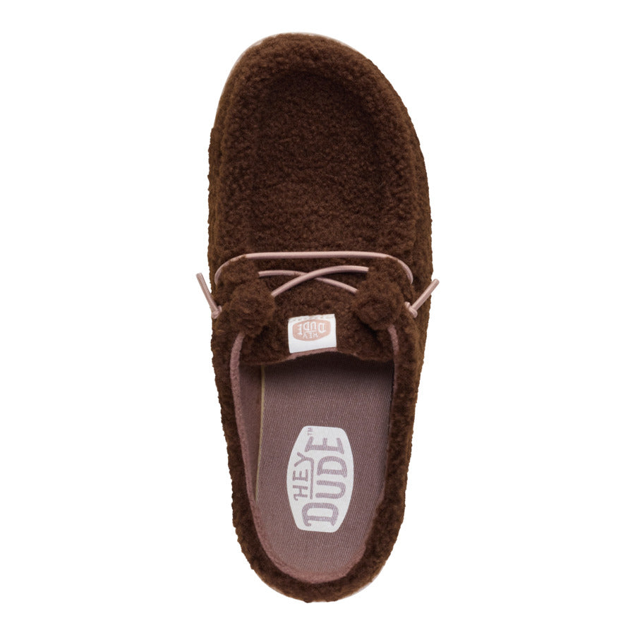 Wendy Slip Sherpa - Dark Brown - Image 6