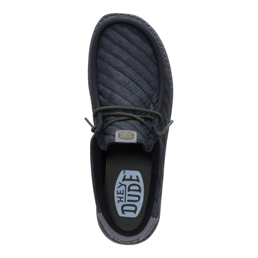 Wally Washed Quilt - Black/Grey - Image 6